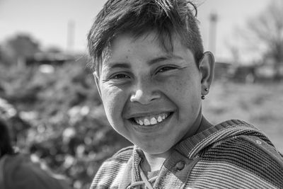 Portrait of smiling boy