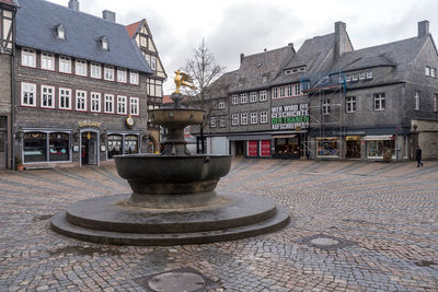 Street amidst buildings in town