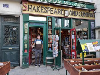 Man standing at store
