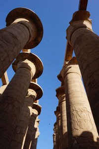 Low angle view of historical building against sky