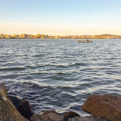 Distant view of seascape