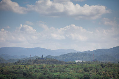 Scenic view of landscape against sky