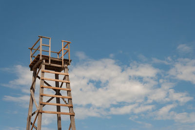 Low angle view of built structure against sky