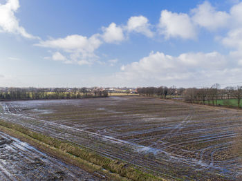 Scenic view of landscape against sky