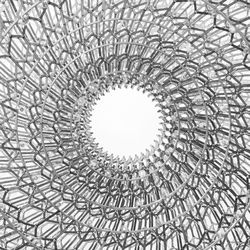 Low angle view of skylight