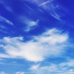 Low angle view of cloudy sky