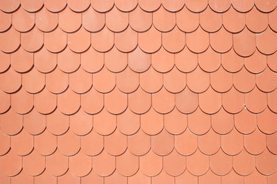 Full frame shot of roof tiles