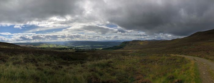 Panoramic view of landscape against sky