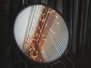 Extreme close up of indoors