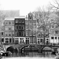 Canal along buildings