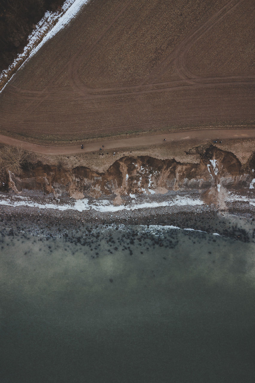 AERIAL VIEW OF SEA SHORE