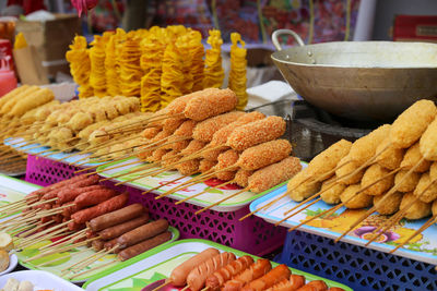 Hanoi sugared or salted dry fruits for sale at the market in ha noi vietnam