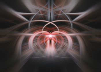 Close-up of light painting at night