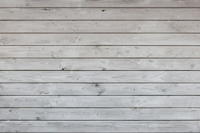 White wooden planks board - flat full-frame background and texture