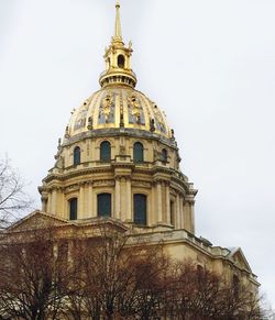 Low angle view of historical building