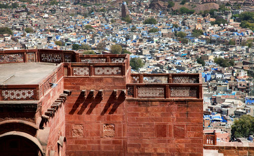 Cityscape seen through mehrangarh fort