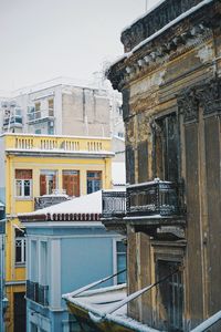 Low angle view of building against sky