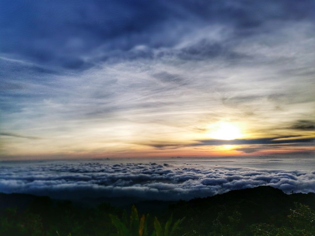 beauty in nature, nature, sunset, scenics, sky, tranquility, cloud - sky, tranquil scene, no people, winter, cold temperature, outdoors, snow, water, day