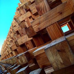Close-up of wooden door