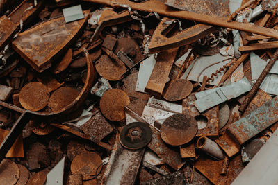 Full frame shot of rusty metal