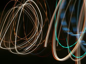 Close-up of light painting