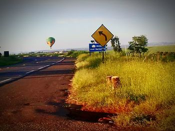 road sign