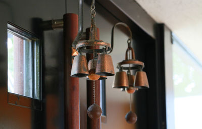 Doorbell at the entrance door of the house