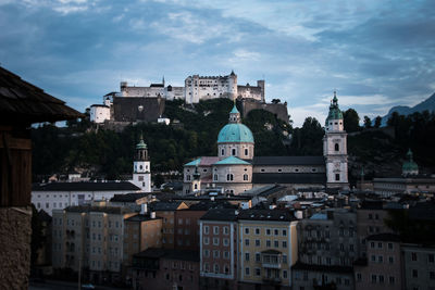 View of buildings in city