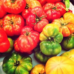 Full frame shot of tomatoes for sale