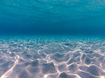 Aerial view of sea