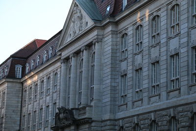 Low angle view of building against sky