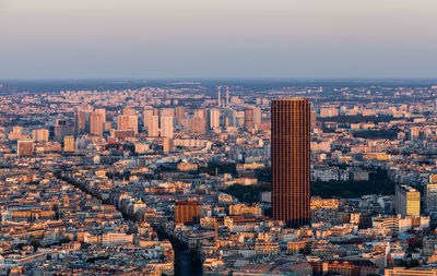 Aerial view of city