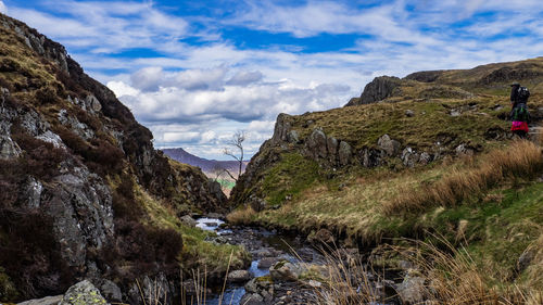 Panoramic view of landscape against sky