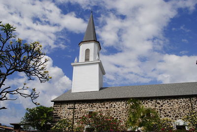 Low angle view of building against sky