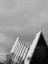 Low angle view of building against sky