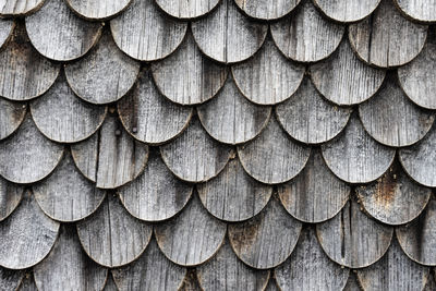 Full frame shot of wood stack