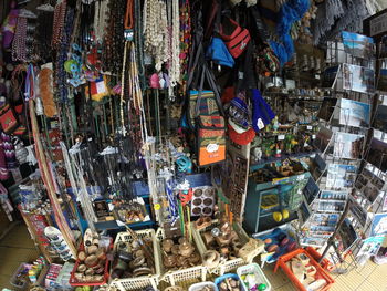 Full frame of market stall