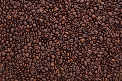 Full frame shot of coffee beans