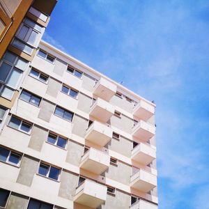 Low angle view of building against sky