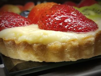 Close-up of cake on plate