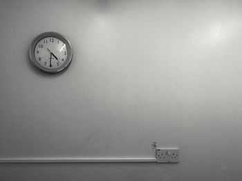 Clock on wall