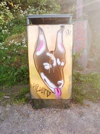 Graffiti on wall