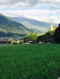 Scenic view of landscape against sky