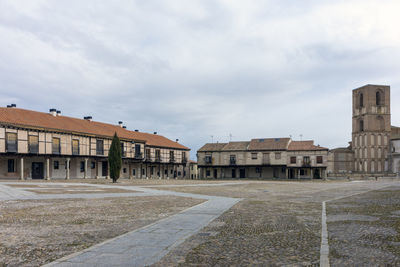 Plaza de la villa, in the spanish town of arevalo