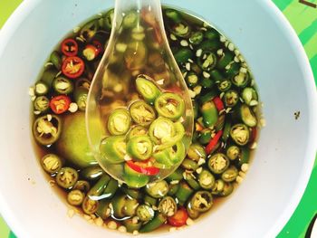 Close-up of salad in bowl