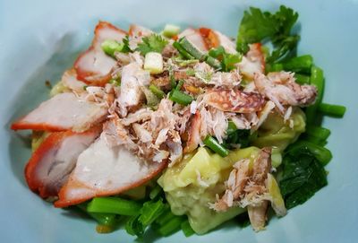 Close-up of salad in plate