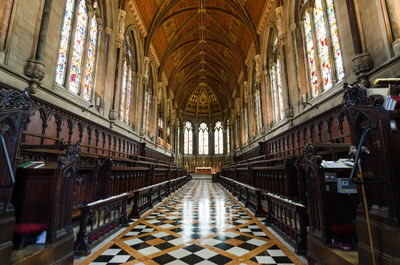 Interior of cathedral