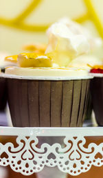 Close-up of cake
