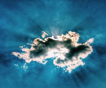 Low angle view of cloudy sky