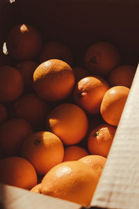 Full frame shot of oranges